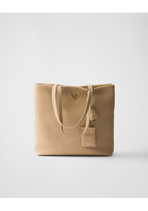 Large leather tote bag