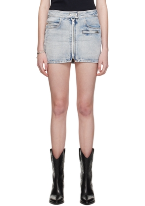Isabel Marant Blue Caly Denim Miniskirt