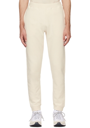 Sunspel Off-White Slim-Fit Sweatpants