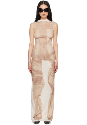 Acne Studios Beige Seamless Maxi Dress