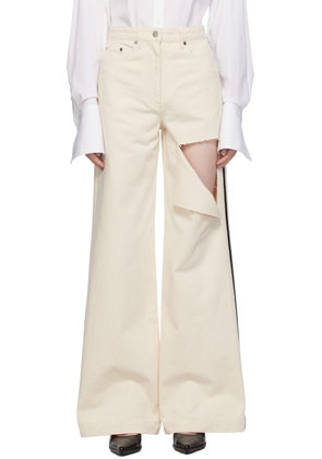 Peter Do Off-White Ripped Jeans