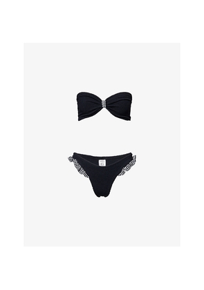 Womens Hunza G Jean Striped Bikini Set