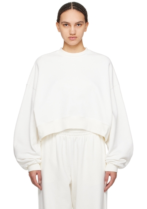 WARDROBE. NYC Off-White Hailey Bieber Edition HB Track Sweatshirt