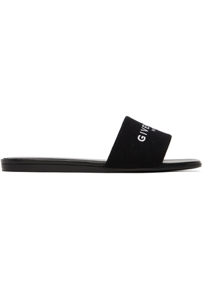 Givenchy Black 4G Flat Sandals