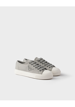 Cotton gabardine sneakers