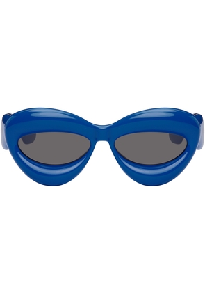 LOEWE Blue Inflated Cat-Eye Sunglasses
