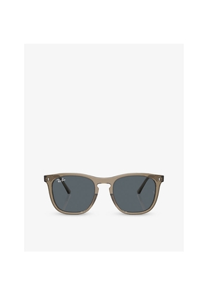 Womens Ray-Ban Rb2210 Round-Frame Acetate Sunglasses