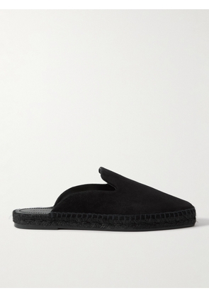 TOM FORD - Barnes Suede Backless Espadrilles - Men - Black - UK 6