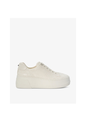 Womens Dune Bridal Embraced Woven Low-Top Trainers
