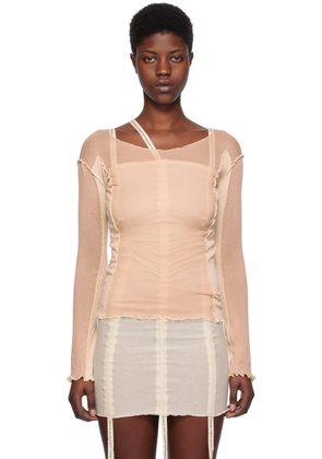 Baserange Beige Sun Long Sleeve T-Shirt