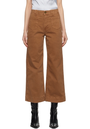 FRAME Brown Utility Jeans