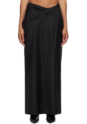 SRVC Black Staff Maxi Skirt