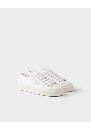 Cotton gabardine sneakers