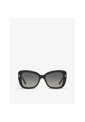 Womens Tom Ford Ft1008 Butterfly-Frame Acetate Sunglasses