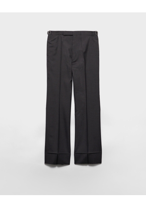 Tailored mohair and silk pants