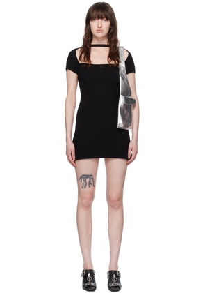 Courrèges Black Hyperbole Minidress