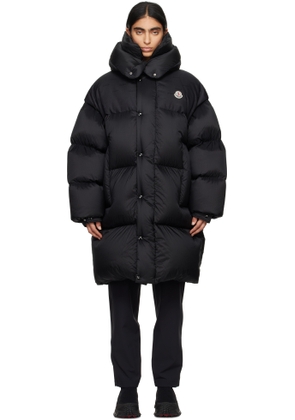 Moncler Black Verone Long Down Jacket
