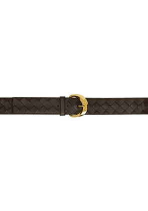 Bottega Veneta Brown Essential Twist Belt