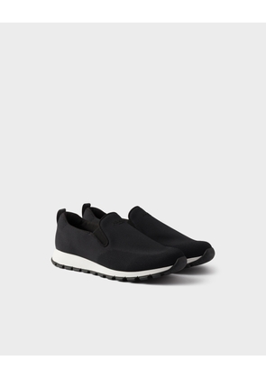 Stretch knit slip-on sneakers