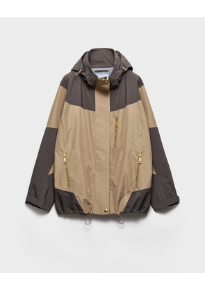 Technical fabric blouson jacket