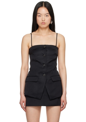 Nanushka Black Alessa Vest