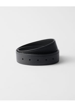 Leather belt strap