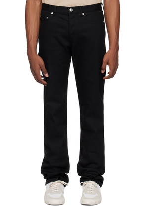 A. P.C. Black Petit New Standard Jeans