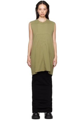 Rick Owens DRKSHDW Khaki Luxor SL Tank Top