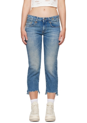 R13 Blue Boy Straight Jeans