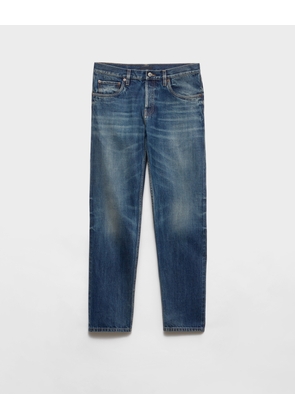 Selvedge denim five-pocket jeans