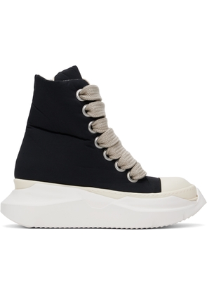 Rick Owens DRKSHDW Black Porterville Jumbo Laced Abstract Sneakers