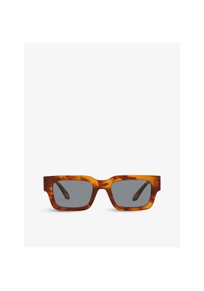 Womens Giorgio Armani Ar8184U Rectangular-Frame Tortoiseshell Acetate Sunglasses