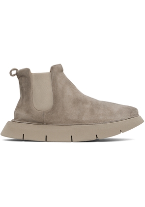 Marsèll Beige Intagliata Beatle Boots