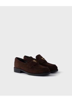 Suede loafers