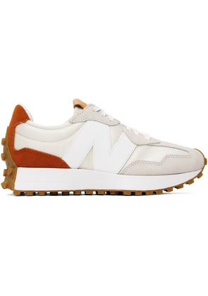 New Balance Off-White & Orange 327 Sneakers