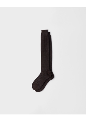 Wool and cashmere ankle socks