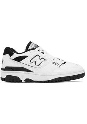 New Balance White BB550 Sneakers