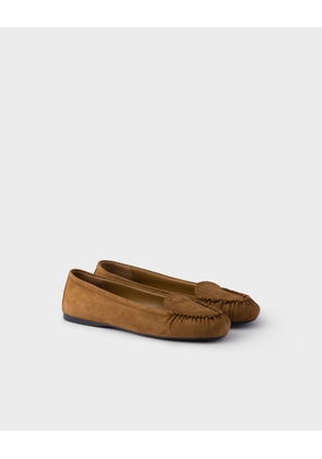 Suede loafers