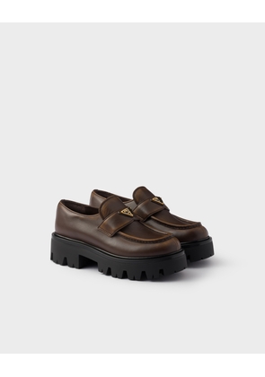 Leather loafers