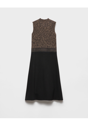 Shetland wool and cashmere dress