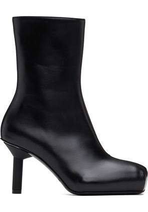 ALAINPAUL Black Pina Ankle Boots