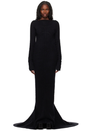 Rick Owens Black Porterville Luna Maxi Dress