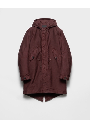 Long cotton down jacket