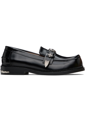 Toga Virilis Black Polished Loafers