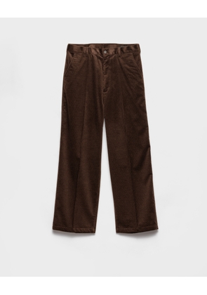 Cashmere and cotton corduroy pants
