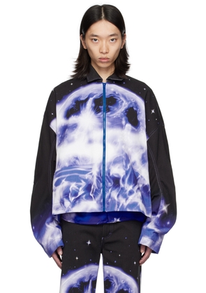 Gerrit Jacob Black Oversized Denim Jacket