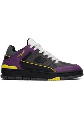 Axel Arigato Black & Purple Area Team Colours Sneakers