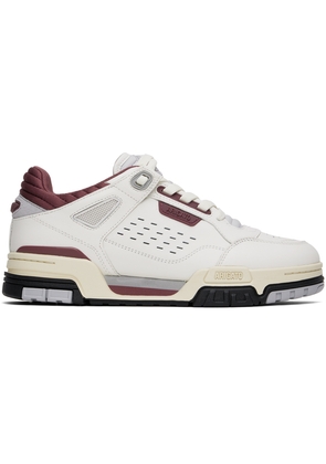 Axel Arigato White & Burgundy Onyx Sneakers