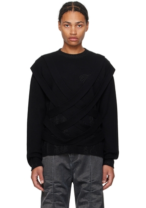 Andersson Bell Black Harness Sweater