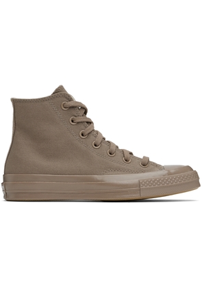 Converse Taupe Chuck 70 Monochrome Sneakers